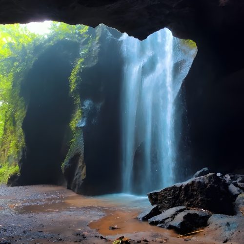 White-water Rafting, Goa Raja Waterfall, Goa Gajah Temple Day Tour